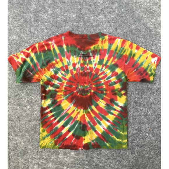 VTG Bob Marley Tie Dye Tshirt LRG Natural Music Reggae Jamaica Universal Studios - Picture 7 of 7